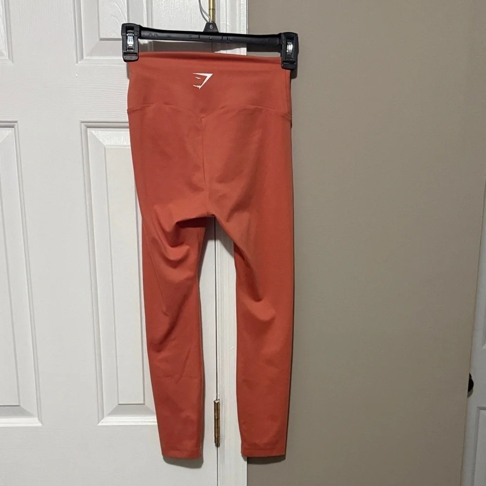 Gymshark Women's Earth Orange Leggings - Picture 2 of 5
